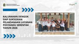 Kalurahan Dengok Siap Sukseskan Pelaksanaan Layanan Posyandu Serentak Tahun 2026